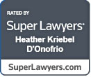 heather d onofrio super lawyers badge